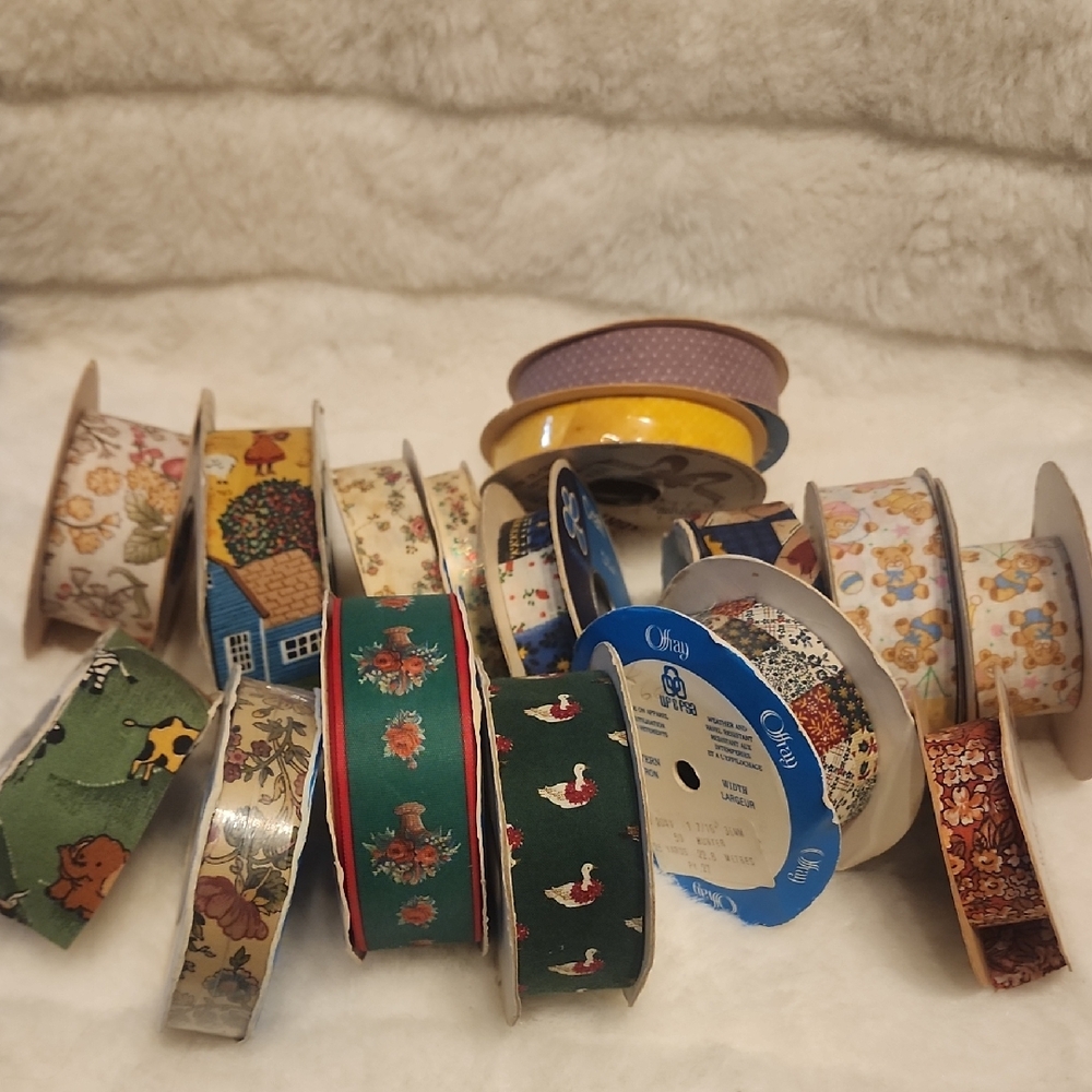 Assorted Vintage Decorative Ribbon